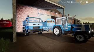 MrFarquar farm on Mercury farms set up for older equipment on Farming simulator19 Xbox