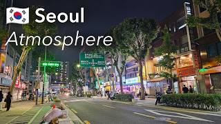  Seoul Atmosphere in 4K: Bukchon Hanok Village and Gangnam | Night Edition | South Korea