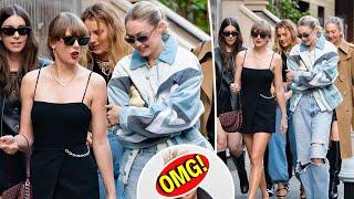 Taylor Swift Stuns Leaving Tribeca Apartment with Gigi Hadid!