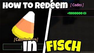 HOW TO REDEEM CODES IN FISCH 