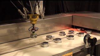 Robotic Pick and Place at 182 Parts/minute - FANUC’s M-2iA Delta Robot Picks Breather Caps