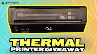 Tattoo Thermal Printer Raffle Giveaway