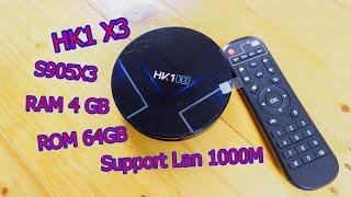 รีวิวจัดเต็ม HK1 X3 S905x3 Lan1000 M เทสการเล่นไฟล์ ISO ขนาด70 GB