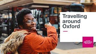 Travelling around Oxford | Oxford Brookes University