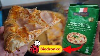 Zrobisz taką PIZZE w domu! Test mąki włoskiej Gusto Bello z biedronki piekarnik elektryczny 250C