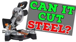Harbor Freight Warrior 7 1/4" Miter Saw + Diablo Demon Steel Cutting Blade!