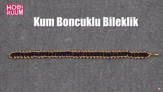 Kum Boncuklu Bileklik Yapımı #DIY #kendinyap