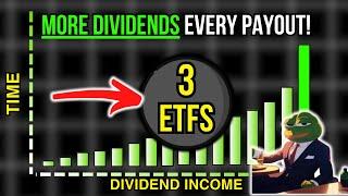 These 3 Dividend Growth ETFs INCREASE Dividends EVERY MONTH!