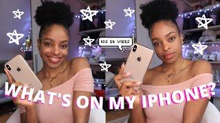 WHAT'S ON MY IPHONE? (FR) | *IOS14 vibes 2020*