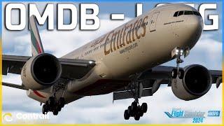 MSFS 2024 LIVE | Emirates Ops | Dubai to Geneva (Long Haul) | PMDG Boeing 777-300ER ️