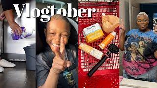 DAILY VLOG- WE'RE DOING THIS! CLEAN WITH ME, NEW BODY CARE + TARGET TRIPS | #vlogtober