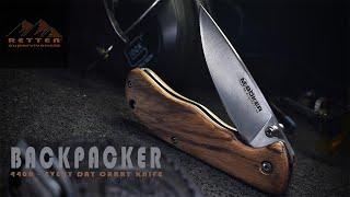 Boker Magnum Backpacker wood Knife for Every Day Carry - Unboxing Retten supervivencia - 01El605