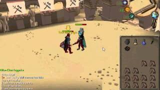 guthix vs. zamorak fight