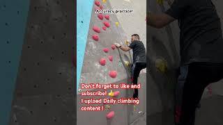 #bouldering #climbing #accuracy #practice #indoorclimbing #learning #tips