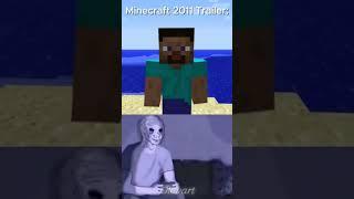 Minecraft Trailer 2023 vs 2011 #shorts  #youtubeshorts #minecraft #youtube #shortsvideo