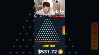 DROPPING $100 PLINKO BALLS (STAKE ORIGINALS) #quicktmclips #stake #casino