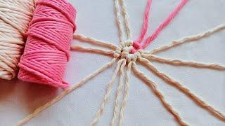 Diy Simple Macrame coaster - Easy To Follow Step By Step Tutorial