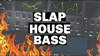 How To Make A Slap House Bass in Serum - Dynoro, Vize, Imanbek Style | Синтез звука