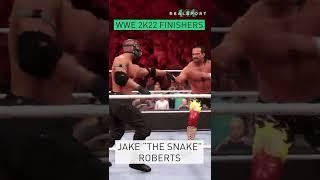 Jake "The Snake" Roberts - WWE 2K22 Finishers #shorts