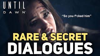 25 Secret & Rare Dialogues EVERYONE MISSED - Until Dawn Remake