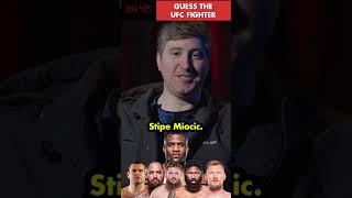 Guess The MMA Fighter...
