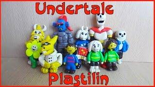 Андертейл из пластилина Undertale Plastilin