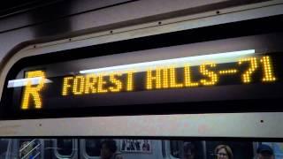 BMT Queens Blvd Exp: Forest Hills-71st Av bound R-160A-2 R express train @ Jackson Hts-Roosevelt Av!