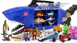 Shark Carrier Submarine! Defeat the Transformers villains! | DuDuPopTOY