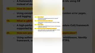 Top 28 .NET Core Interview Questions and Answers #education #coding #programming