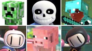 All Mii Fighter Reveal Costumes in Super Smash Bros Ultimate (Minecraft, Bomberman, Travis) Trailers