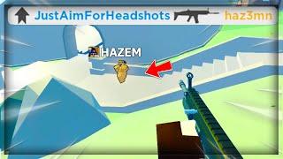 I met Hazem in Roblox Arsenal..