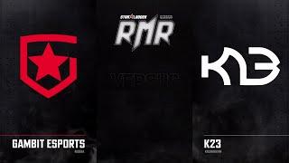   RU Gambit vs K23 BO3 | StarLadder CIS RMR