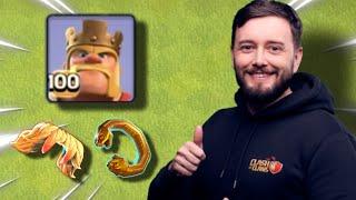 ESSA COMBINAÇÃO DE EQUIPAMENTOS DEIXA O REI IMORTAL NO CLASH OF CLANS !