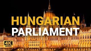 Hungarian Parliament Building  | 4K Budapest Parliament Tour Night View