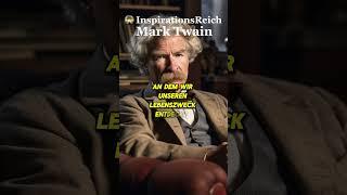 Twains Wegweiser: Die Tage, die unser Leben definieren. #MarkTwain #Zitate #InspirationsReich