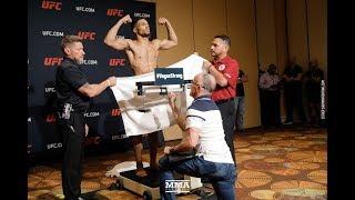 UFC 216 Weigh-Ins: Kevin Lee Makes Championship Weight on Second Try - MMA Fighting