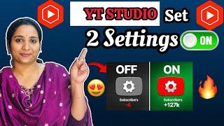 YT Studio ഇൽ ഈ 2 Settings on ചെയ്യൂ video viral |Yt studio settings | How to use Yt Studio