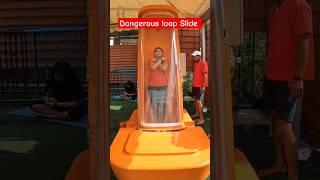 Dangerous loop Slide #waterpark #slide #funnfoodvillage #travel2recharge