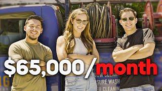 The Remote Window Cleaning Business These 19 year Olds Started With $0