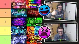 Ranking EVERY Extreme Demon I've Completed (Tier List) | Geometry Dash