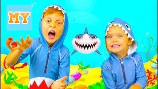 Sing along with baby shark song for kids