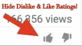 How to Hide Likes & Dislikes on YouTube Videos