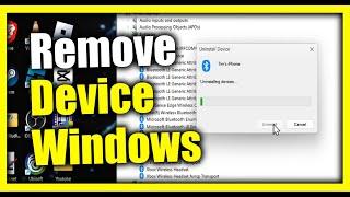 How to Fix Bluetooth Device that won't Delete on Windows 11