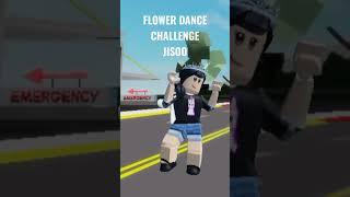 Flower - Jisoo | Flower Dance Challenge in Roblox #shorts #jisoo #flowerjisoo