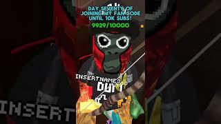 Day Seventy Of Joining My Fan Code Everyday Until 10k Subs! #gorillatag
