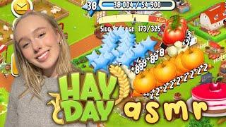 ASMR hay day gameplay | satisfying and chill, ear to ear whispers