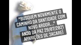 29.07.2021 Mensagem do Anjo da Paz a Marcos Tadeu nas Aparições de Jacareí SP Brasil