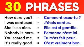 30 Phrases Très Utiles en Anglais   30 Very Useful Phrases in English 