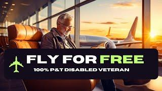 How to Fly for Free as a 100% P&T Disabled Veteran with Space-A Travel | Can Family Join?