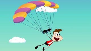 What if we started Paragliding? + more videos | #aumsum #kids #cartoon #whatif